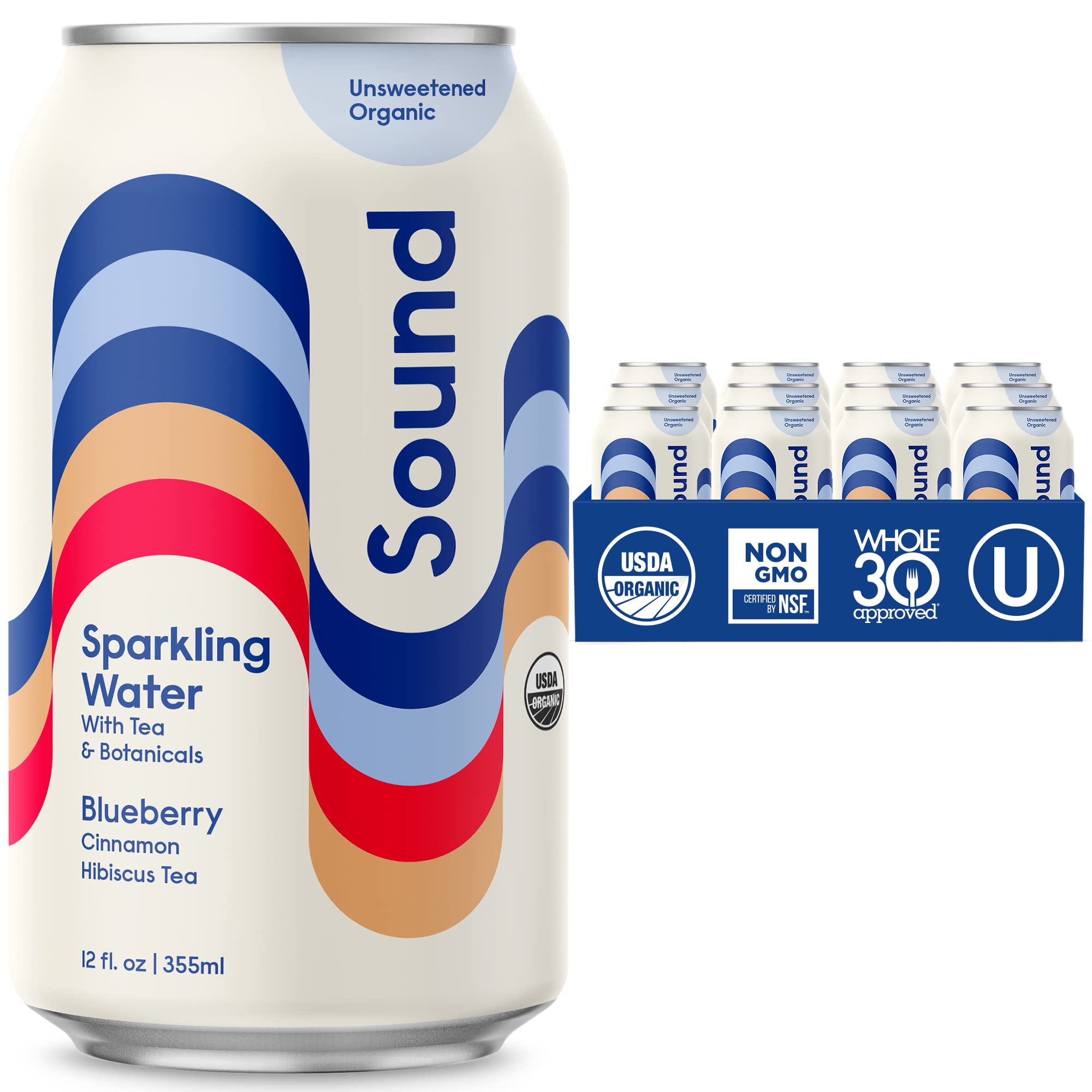 Amazon.com: Sound Sparkling Water - Blueberry w/Cinnamon